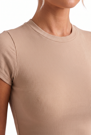 Ribbed Viscose Top
