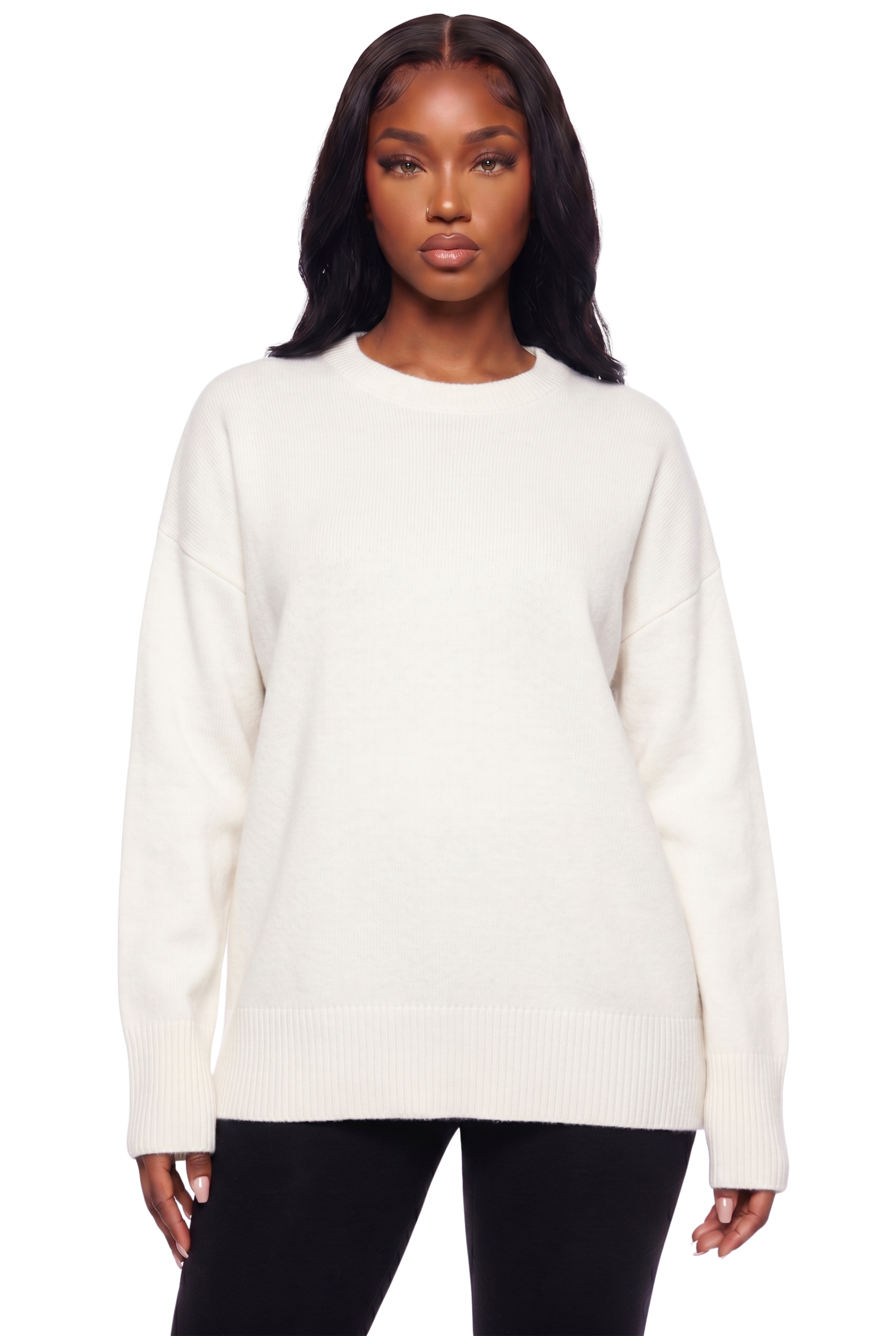 Cashmere Blend Oversized Sweater