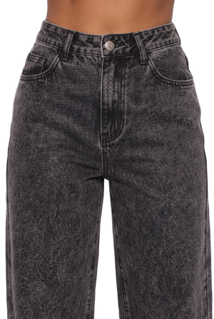 Wide Leg Denim Pants