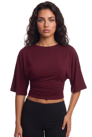 Waist-Cinch Crop Top