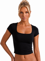 U-Neck Slim-Fit Tee