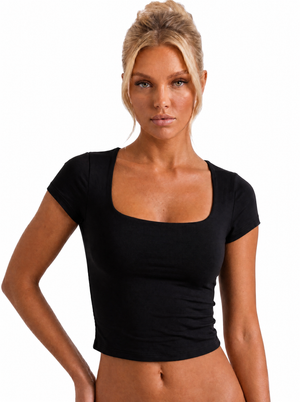 U-Neck Slim-Fit Tee