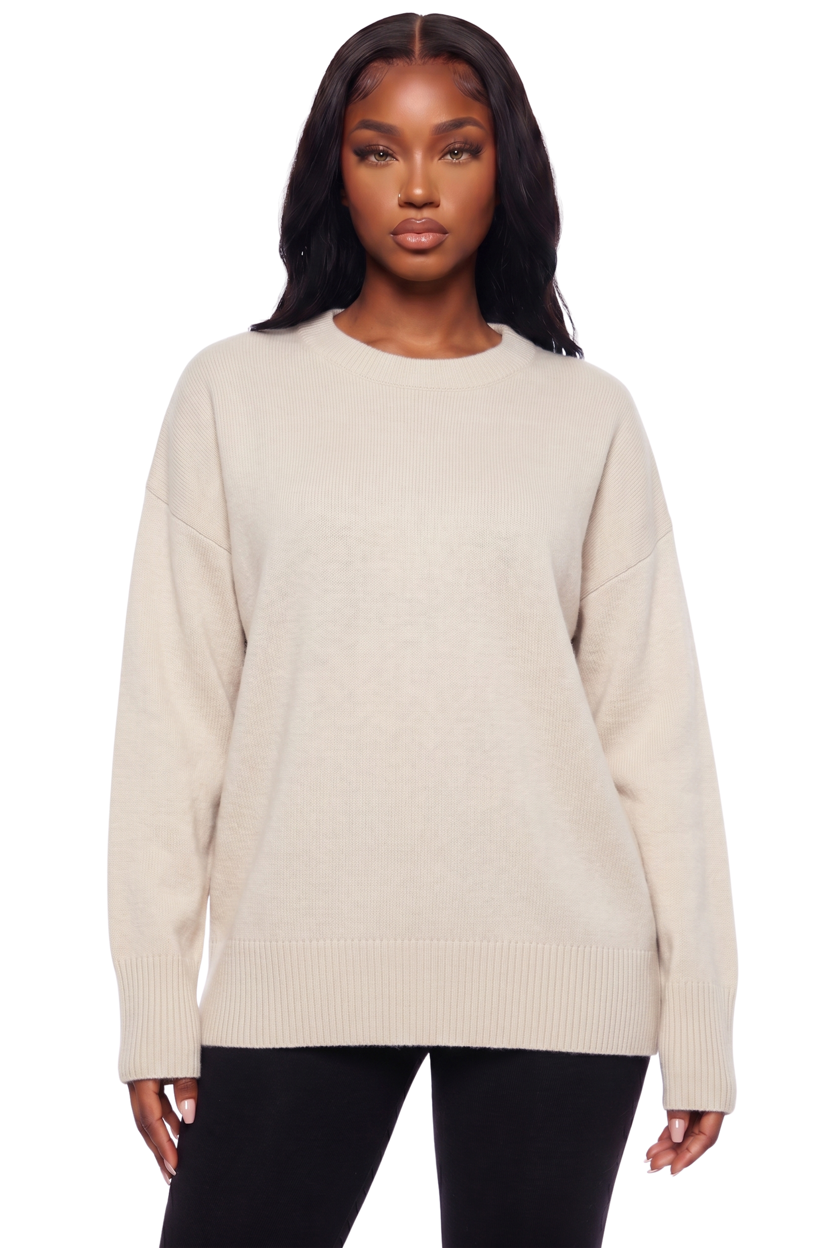 Cashmere Blend Oversized Sweater