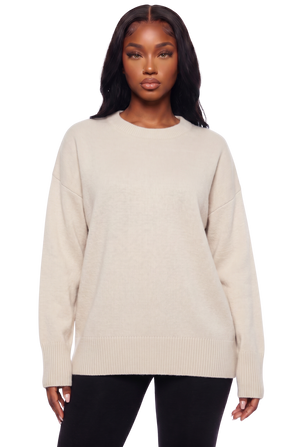 Cashmere Blend Oversized Sweater