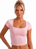 U-Neck Slim-Fit Tee