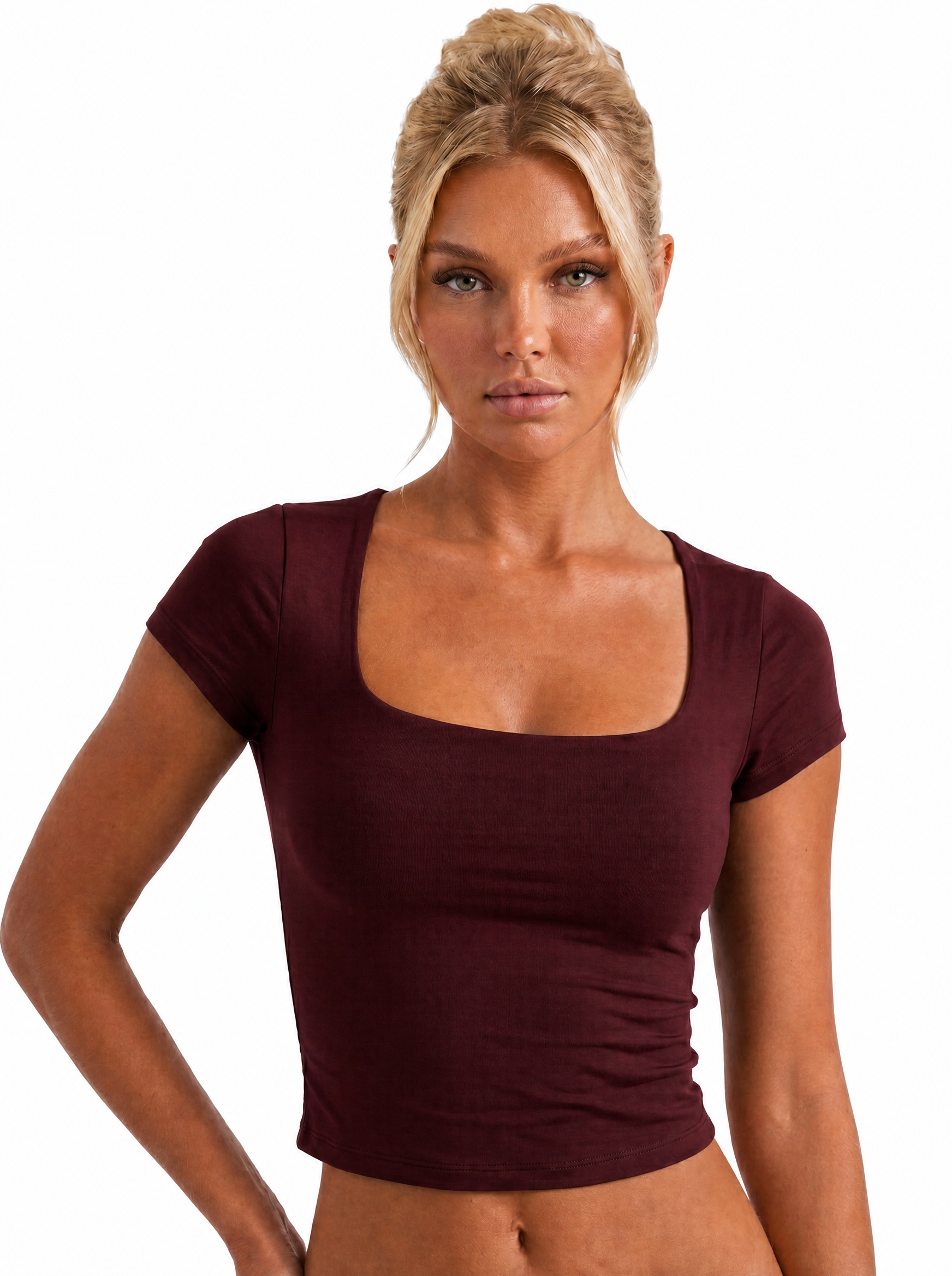 U-Neck Slim-Fit Tee